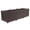 SOGA 120cm Deep Planter Box – Outdoor Plastic Garden Bed
