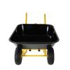 Two-wheeled cart, garden bike, 10-inch pneumatic wheels(Yellow + Black)