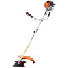 52cc Weed Wacker Gas Powered,6 in 1 Multifunction, String Trimmer, 8 inch Weed Wacker Attachments Heads,10" Metal 3/4/80T Blade,Rubber Handle , Should