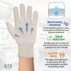 Natural Color Jersey Gloves for Men, Women 9", Pack of 24 Jersey Work Gloves Men, Polyester and Cotton Work Gloves, Breathable Beige Cotton Gloves for