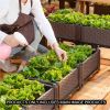SOGA 120cm Deep Planter Box – Outdoor Plastic Garden Bed