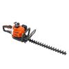 VEVOR 23.2-inch 26CC 2 Cycle Gas Hedge Trimmer, Gas Powered Handheld Hedge Trimmer with Dual Sided Dual Action Blade, 180° Adjustable Trimmer Head, S