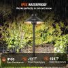 VEVOR 8 Pack Low Voltage Landscape Path Lights, 3W 210LM 12V-24VAC/DC Outdoor LED Pathway Lighting, 3000K Warm White Walkway Lights with Quick Connect