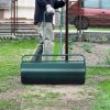 36 x 12 Inch Tow Lawn Roller Water Filled Metal Push Roller