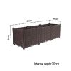 SOGA 120cm Deep Planter Box – Outdoor Plastic Garden Bed