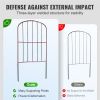 VEVOR Garden Fence, No Dig Fence 24in(H) x30ft(L) Animal Barrier Fence, Underground Decorative Garden Fencing with 2 Inch Spike Spacing