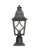 Outdoor Fence Post Lighting for Garden, Patio, Pathway (1 pack), Waterproof Aluminum Housing with Glass