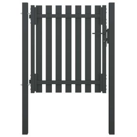 Garden Fence Gate Steel 3.3'x4.1' Anthracite
