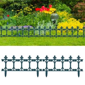 Lawn Edgings 16 pcs Green 393.7" PP