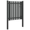 Garden Fence Gate Steel 3.3'x4.9' Anthracite