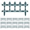 Lawn Edgings 16 pcs Green 393.7" PP