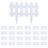 Lawn Edgings 25 pcs White 393.7" PP
