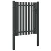 Garden Fence Gate Steel 3.3'x5.6' Anthracite