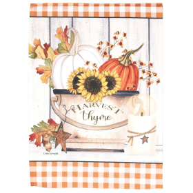 Flag Harvest Thyme Pumpkins (size: 30x44)