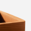 Triangle self-watering, wall-mounted planter