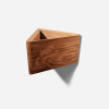 Triangle self-watering, wall-mounted planter