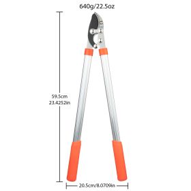 Garden Lopper - Heavy Duty Aluminum Alloy & Carbon Steel For Branches And Shrubs, Max Cutting Diameter 2.5cm (Option: Powerful cutting of 59cm alumi)