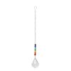 1pc Garden Plant Bird Repelling Tool; Clear Hanging Crystals Rainbow Suncatcher; Prism Pendant Ornament With Colorful Chain For Home And Garden Decora