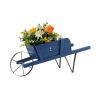 Wooden Wagon Planter With 9 Magnetic Accessories For Garden Yard