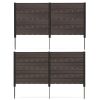 Outdoor Privacy Fence Screen with 5 Ground Stakes for Garden Yard Patio