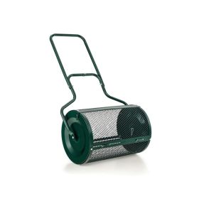 Lawn Care Tools Peat Moss Spreader with U-shape Handle (Color: Green, Type: Garden Tools)