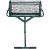 Peat Moss Spreader 24inch,Compost Spreader Metal Mesh,T shaped Handle for planting seeding,Lawn and Garden Care Manure Spreaders Roller