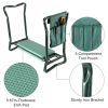 Foldable Garden Kneeler Seat With Kneeling Soft Cushion Pad Tools Pouch Portable Gardener