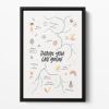 Things You Can Grow Floating Framed Canvas