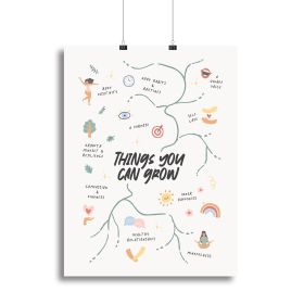 Things You Can Grow Canvas Print or Poster (size: 16" x 12" / 42cm x 30cm approx)