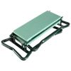 Foldable Garden Kneeler Seat With Kneeling Soft Cushion Pad Tools Pouch Portable Gardener
