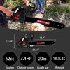 62cc 20in Gas Chainsaw 2 Cycle Gasoline Powered Chain Saws