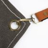 Xemussa Chef Aprons for Men Women with Large Pockets, Cotton Canvas Cross Back Heavy Duty Adjustable Work Apron, Size M to XXL