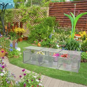 Polycarbonate Greenhouse for Outdoors in Winter (Color: as Pic)